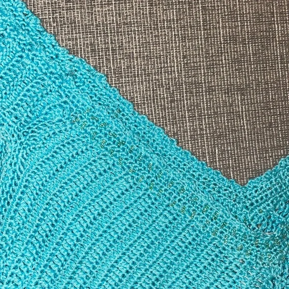 NWT Vintage Lilly Pulitzer Sweater Top in Wave Blue, Sz. S - Picture 4 of 8